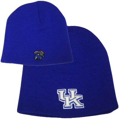 NCAA BEANIE KNIT TOQUE HAT CUFFLESS KENTUCKY WILDCATS