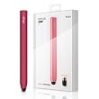 elago Stylus Grip for iPhone 3GS/ 4, iPad and Galaxy -World First Replaceable Tip (Extra Rubber Tip included) - Red Pink