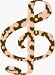 Treble Clef Auto Glass Sticker
