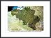 Belgium From Space, Art Poster by Unknown Artist, with Metal Frame, poster size: 28