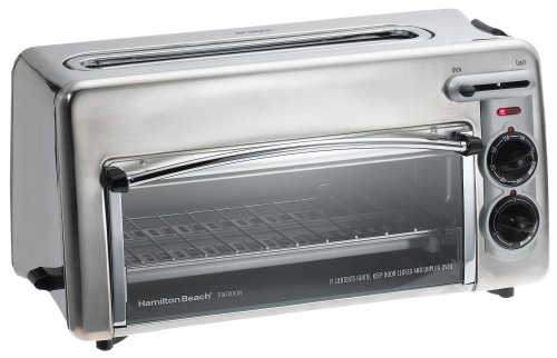 Hamilton Beach 22710 Toastation Toaster with Mini-Oven, Stainless