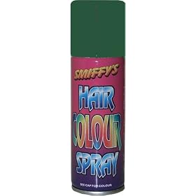 Smiffys Coloured Hairspray - Green