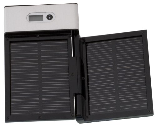 Oyama - Apollo 2000 - Chargeur universel SOLAIRE pour téléphones mobiles et lecteurs MP3 - 9 embouts de connexions - Aluminium brossé