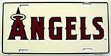 LA Los Angeles Angels of Anaheim MLB Baseball License Plate Plates Tags Tag auto vehicle car front