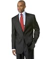 Lauren By Ralph Lauren Total Comfort Charcoal Stripe Suit Separates