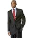 Lauren by Ralph Lauren Jackets, 2-Button Charcoal Stripe Wool Total Comfort