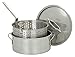 Bayou Classic 1101 10-Quart Stainless-Steel Fry Pot with Lid and Basket