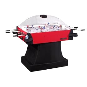 Click here to buy Carrom 425.01 Signature Stick Hockey Table with Pedestal (Red).