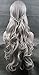 Generi Sexy Long Grey Body Wavy Cosplay Wig Halloween Costume Wig(1803)