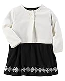 カーターズ Carter's ワンピース ＆ カーディガン 2点セット 2-Piece Dress & Cardigan Set 24M (83-86cm) [並行輸入品]