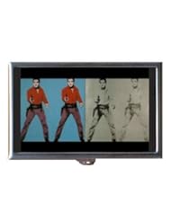 Health and Beauty: Elvis Presley Andy Warhol Pop Guitar Pick or Pill Box USA Made - Case In Point 4.0
