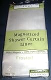 SHOWER CURTAIN LINER ECO-FRIENDLY NO PVC - FROSTED SUPER SOFT PEVA