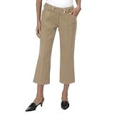 Review   / Women’s Isaac Mizrahi Ash Brown Trenchlet Cropped Pants