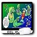 Londons Times Fish Fishing Deep Beneath Cartoons - Eel Mafia - Mouse Pads