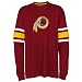 Washington Redskins End of Line Long Sleeve Top, Medium