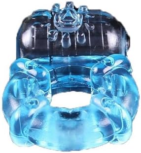 Uhome high quality Multi Speed Vibrating Ring Silicone Stretchy G-spot Penis Cock Control Ring cockring Vibration Massager vibe bullet G-spot Stimulators for male/men