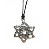Shape-shifter-Shape Shifters Pewter Pendant with Cord Necklace, Celtic Series
