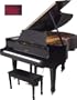 6'1" Artist Grand Piano (Brown Sapeli Mahogany)