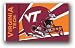 VIRGINIA TECH HOKIES 3 x 5 Helmet Flag