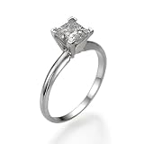 NEW 0.50Ct Princess Diamond Engagement Ring 18k Gold