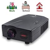 Multimedia Projector HDMI VGA TV Portable High Definition Resolution Notebook