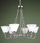 00832 - English Pewter Chandelier