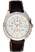 Men's Time Chronograph Brown/Orange Leather