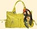 Gorgeous Italian Designer Handbag - Alligator (Black or Beige), Crocodile (Black), Snake (Brown) or Ostrich (Black or Beige), with Designer Scarf (scarf colors black, gold, red and white) 19