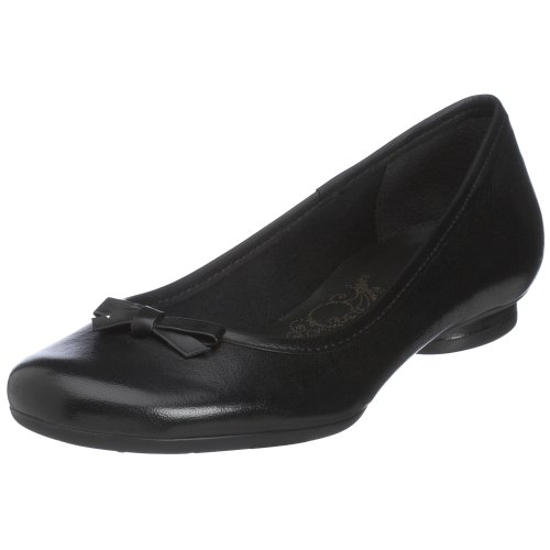 Clarks Cocoa Creme 20301377, Damen Ballerinas, Schwarz (Black Leather), EU 41 (UK 7)
