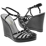 BCBGirls Women's Fax (Black 9.0 M)