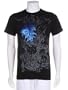 Gorgeous Cross and Blue Foil Wing Cotton Adult Mens Fashion T-Shirt - Sale !