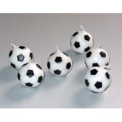 Kerzen 6er-Set im Fu�ball-Design 3 cm