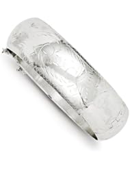 Sterling Silver 20mm Bangle Bracelet, Best Quality Free Gift Box Satisfaction Guaranteed