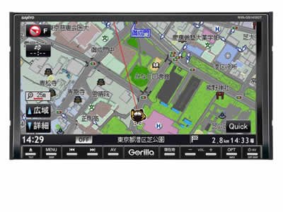 SANYOゴリラNVA-GS1410DTワンセグSD録音DVD再生