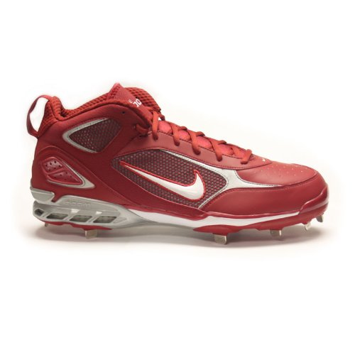 Nike Air Zoom 5-Tool Pro Metal Baseball Cleats - 317027, Pro Red/White-Metallic Silver, 13