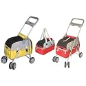 3-in-1 DELUXE PET STROLLER/CARRIER/CAR SEAT FOR DOG/CAT *Red*