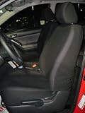 Exact Seat Covers, T900 V1, 2005-2008 Toyota Corolla Front Buckets Custom Exact Fit Seat Covers, Black Velour