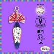 New York Mets Mr. Met Kooky Klicker Pen Keychain