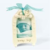 Department 56 Snowbabies Home Sweet Home From God Baby Boy Frame