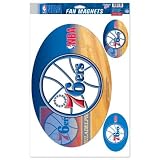 Philadelphia 76ers Official Logo Car Magnet Set