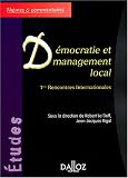 Démocratie et management local : 6e Rencontres Ville-Management