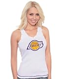 Majestic Threads Los Angeles Lakers Tank Top, Large, White