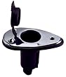 PERKO PLUG IN BASE ONLY 2 PIN CHROME PLATED