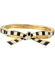 kate spade new york "Finishing Touch" Stripe Bangle Bracelet, 7"