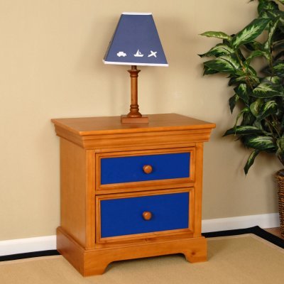Pecan 2 Drawer Nightstand - LG065