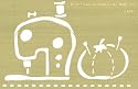 Lasting Impressions Brass Embossing Template 4"X6"-Sewing Machine