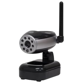 GE 45238 Mock Wireless Battery Operated Security Camera with LED Light by General Electric