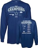 Apparel : Dallas Cowboys -Navy- 5X Super Bowl Champions Commemorative Long Sleeve T-Shirt