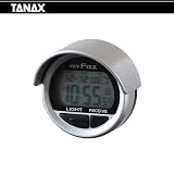 TANAX タナックス MOTO FIZZ モトフィズ 電波クロック シルバー MF-4673