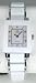 Oniss Men's Caprice II White Ceramic Watch with Silver Trim on603-m-wht